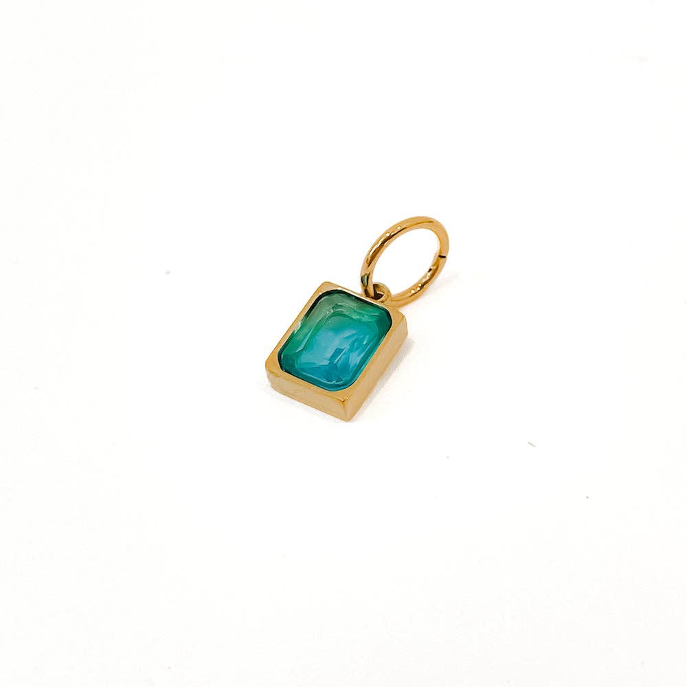 Birthstone Charm Bar Chanelle Charms - WATERPROOF