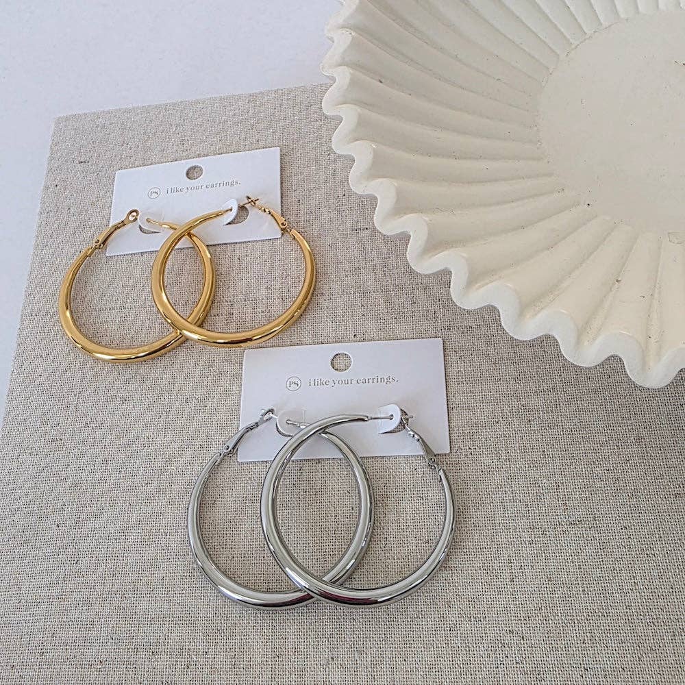 Y2K Classic Hoop Earring - WATERPROOF