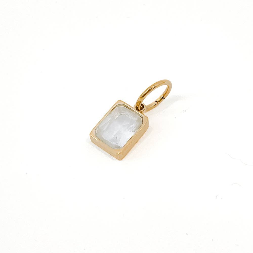 Birthstone Charm Bar Chanelle Charms - WATERPROOF