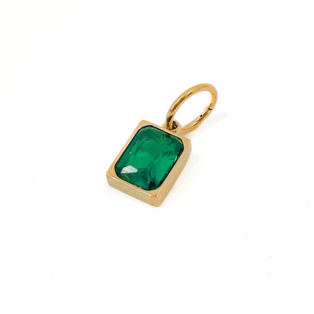Birthstone Charm Bar Chanelle Charms - WATERPROOF