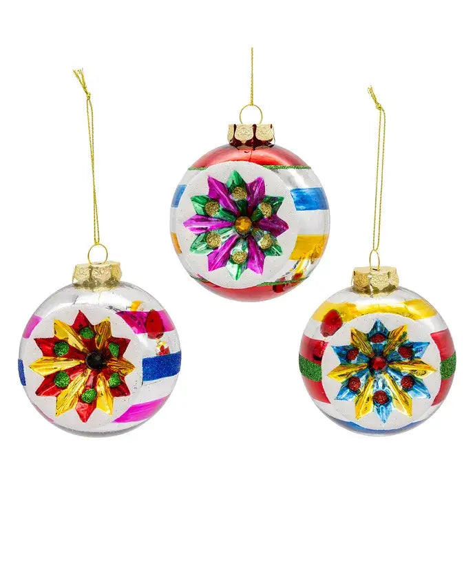 Multi Colored Reflective Ornament