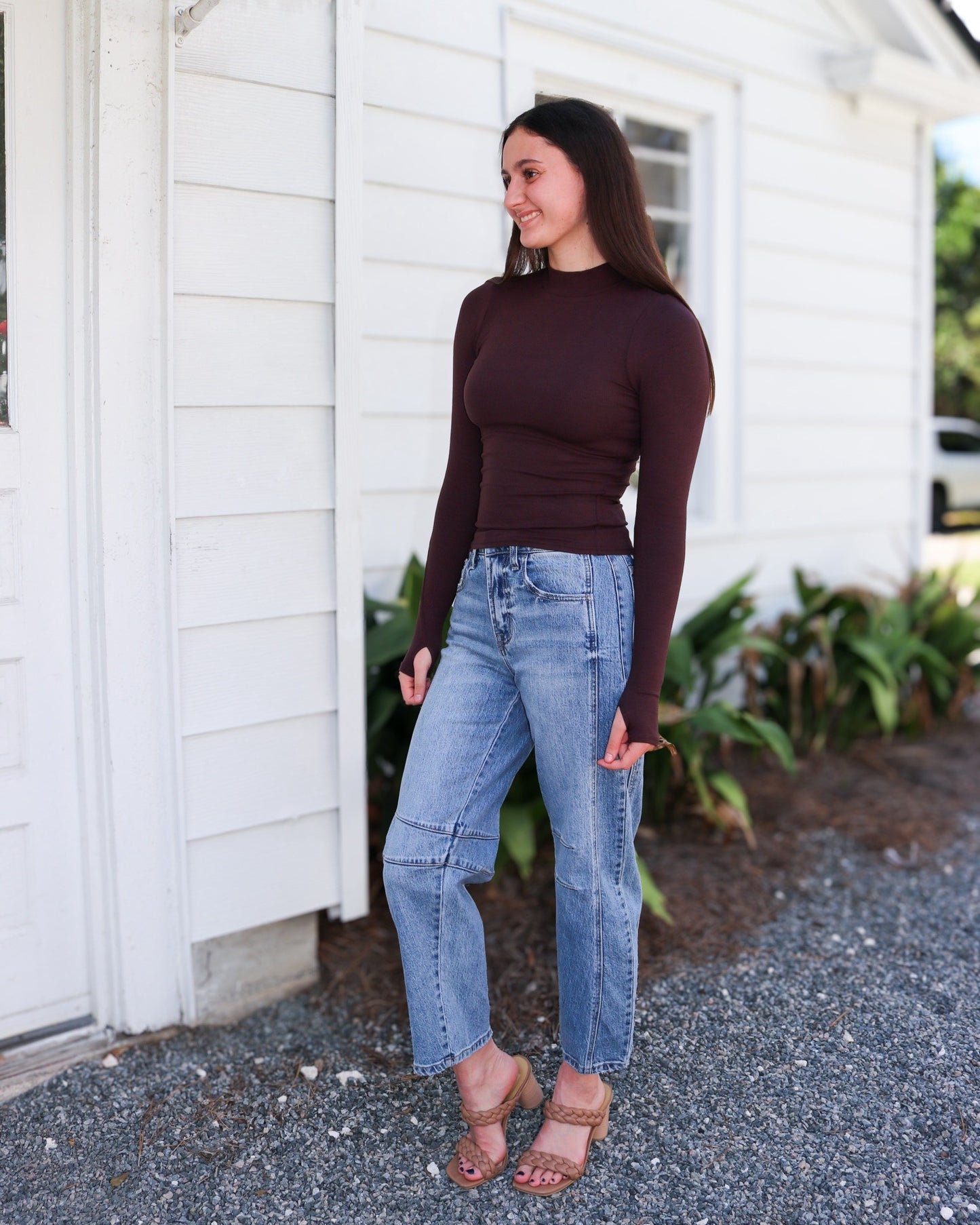 Ronan Mock Neck Top
