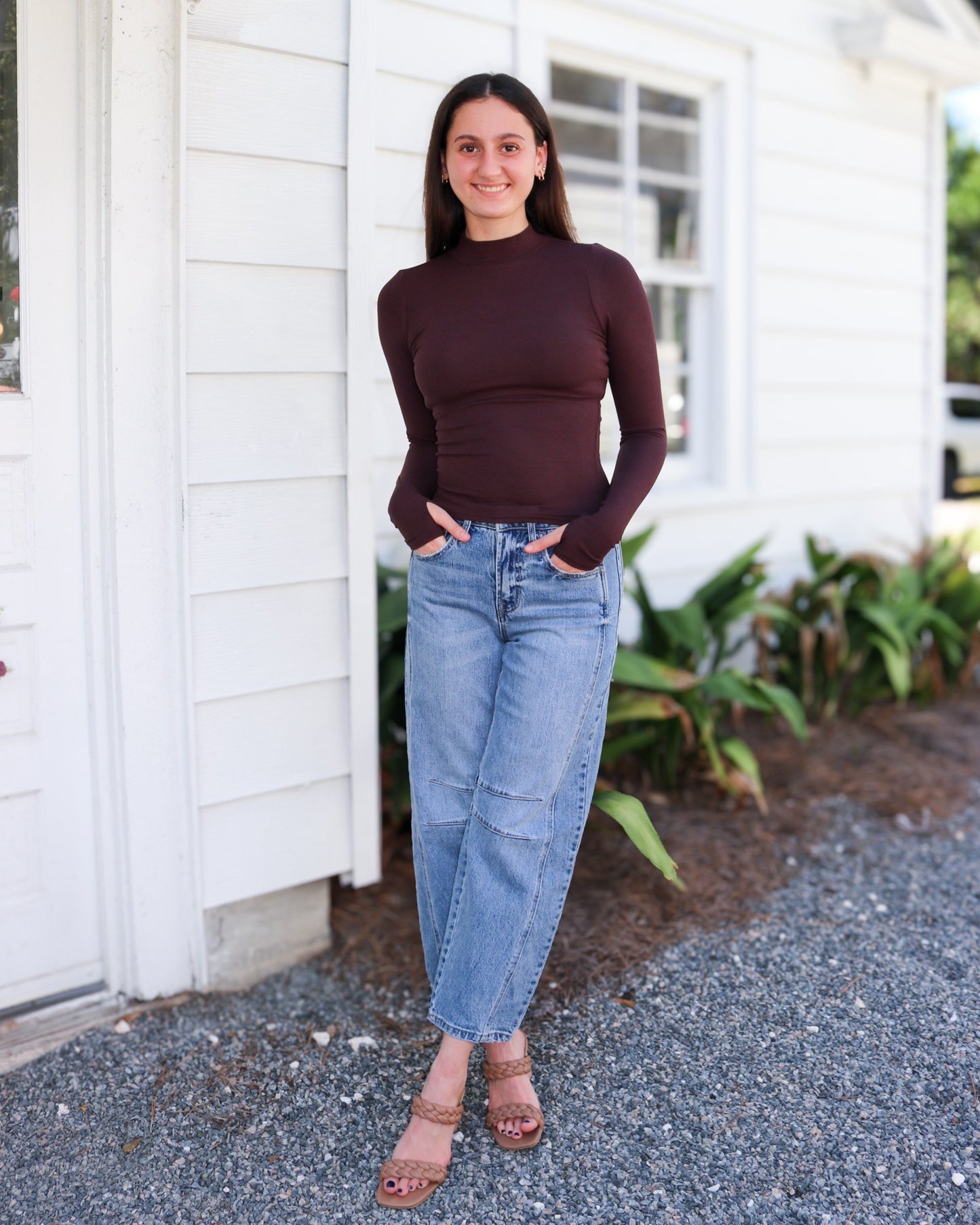 Ronan Mock Neck Top