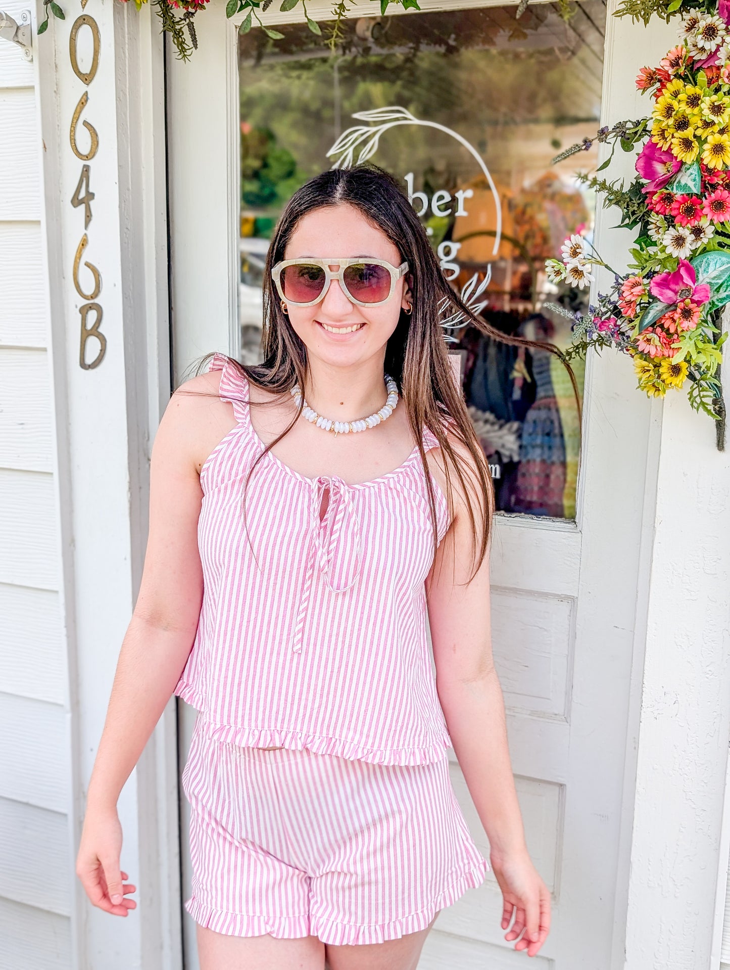 *FINAL SALE*Jet Set Ruffle Top