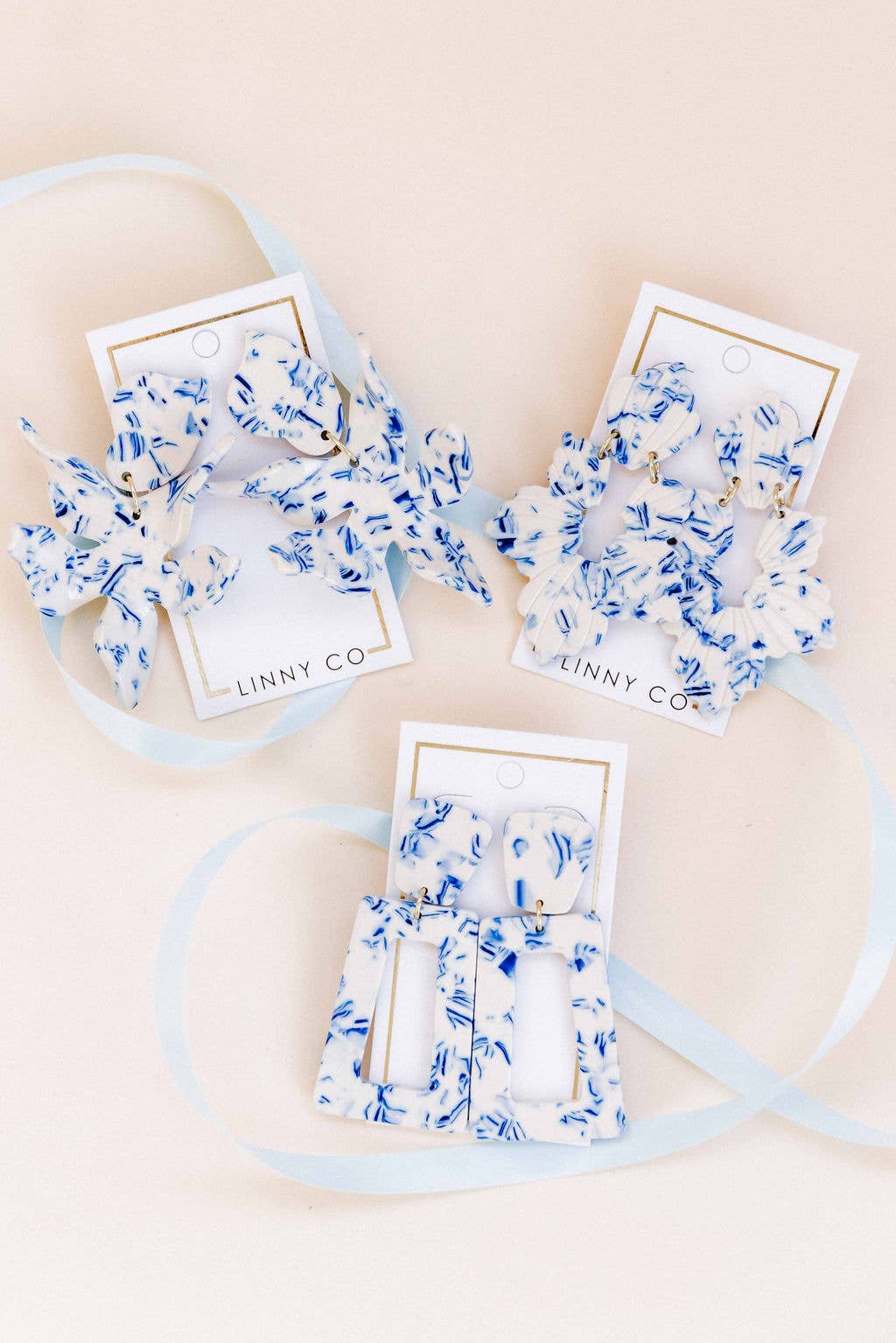 Kennedy - Blue China - Earrings