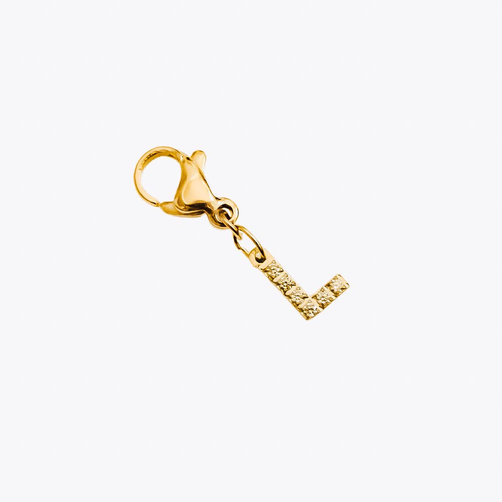 Initial Charm Bar Chanelle Charms - WATERPROOF