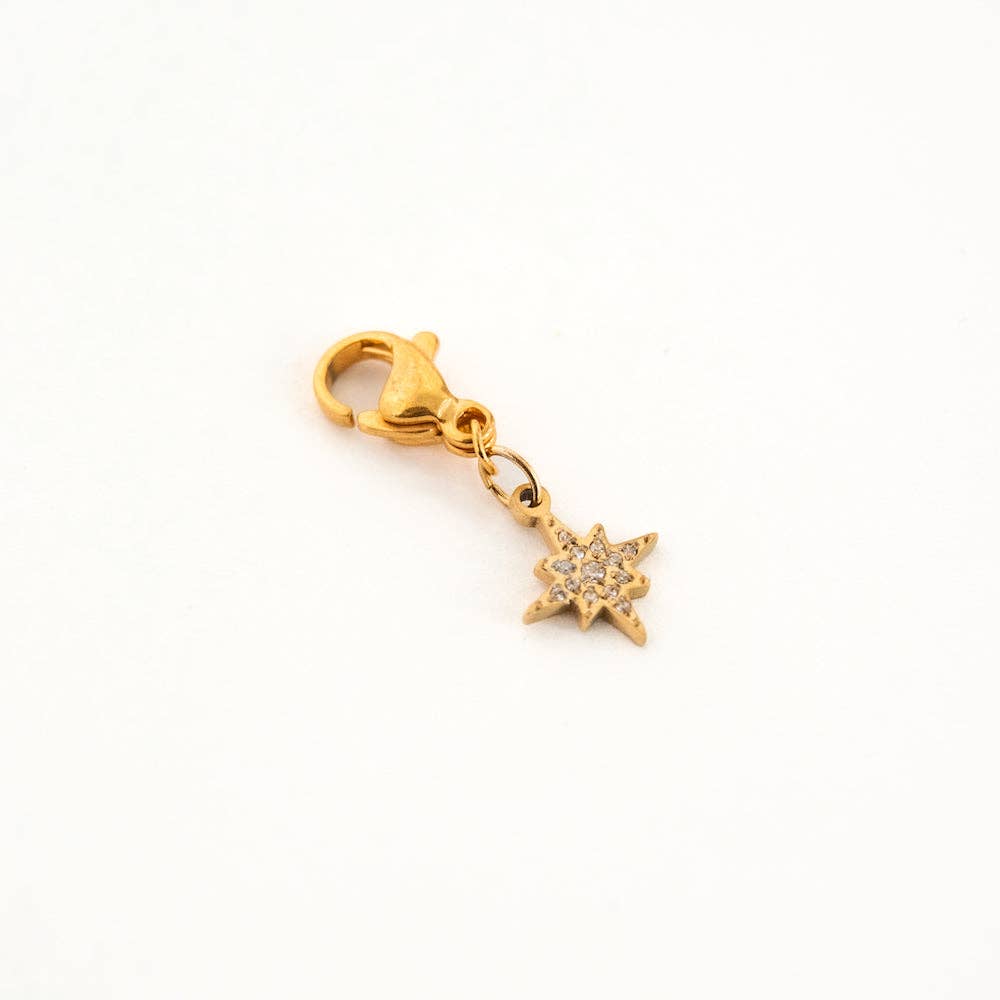 Mini Diamond Charm Bar Charms  - WATERPROOF