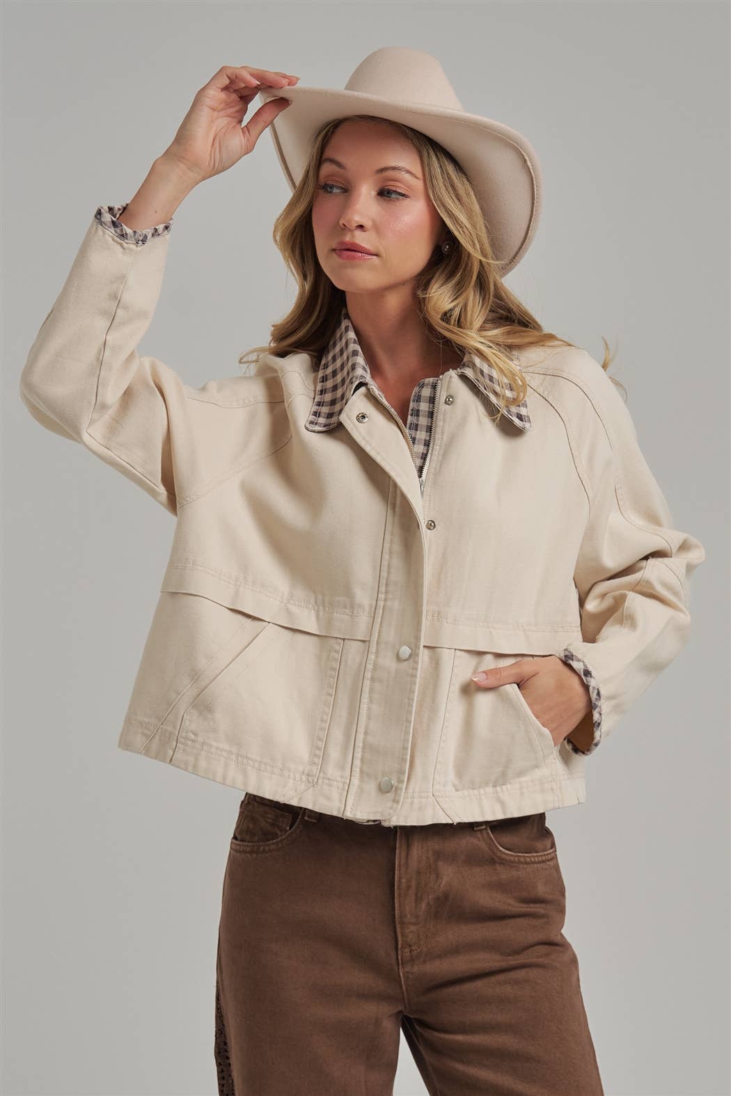 Vintage Oxford Twill Fall Jacket