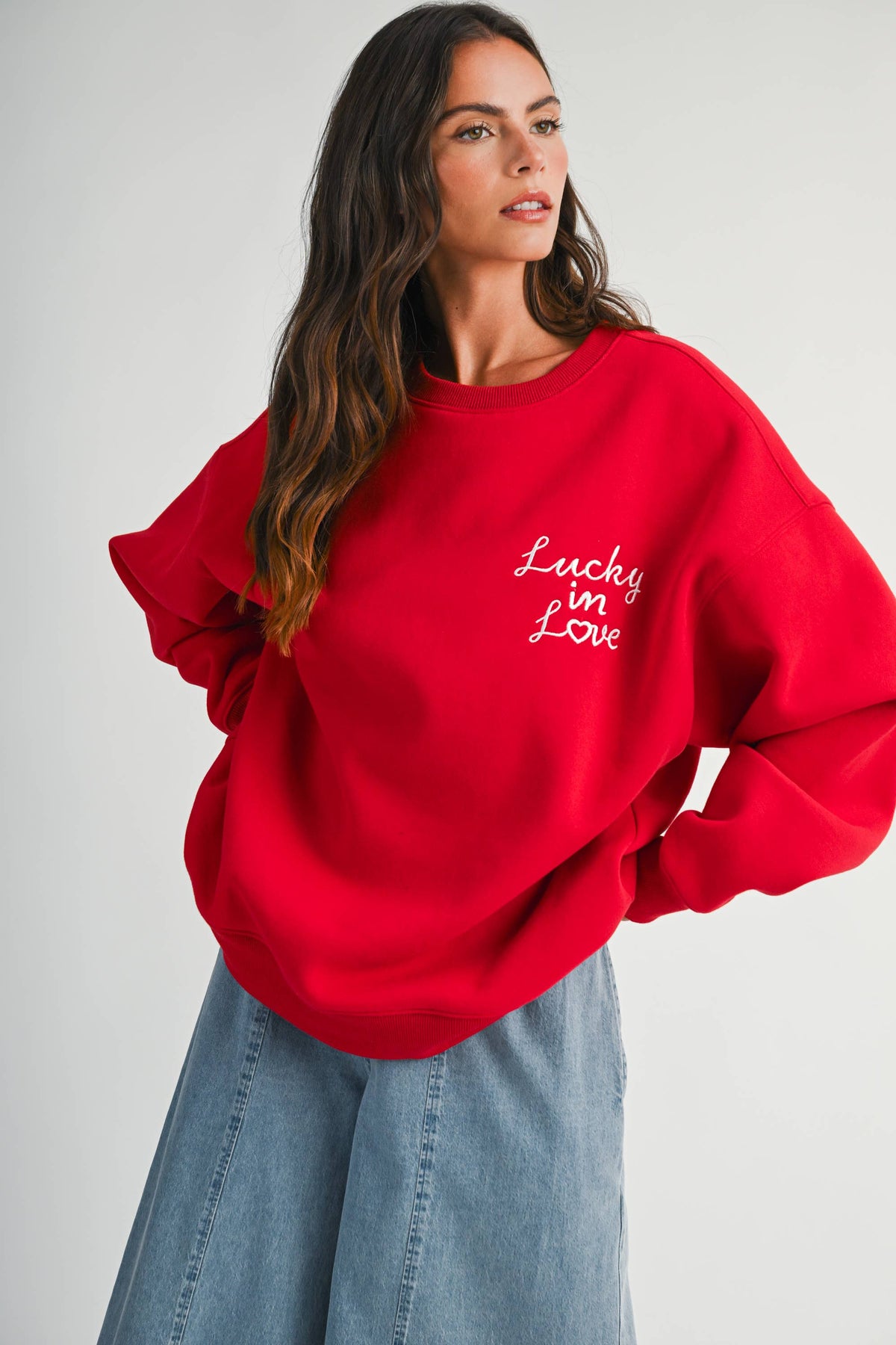 9134GK Modern Vintage Graphic Fleece Pullover