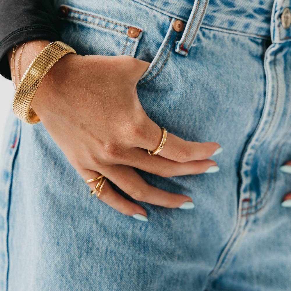 Diamond Studded Ring - Waterproof