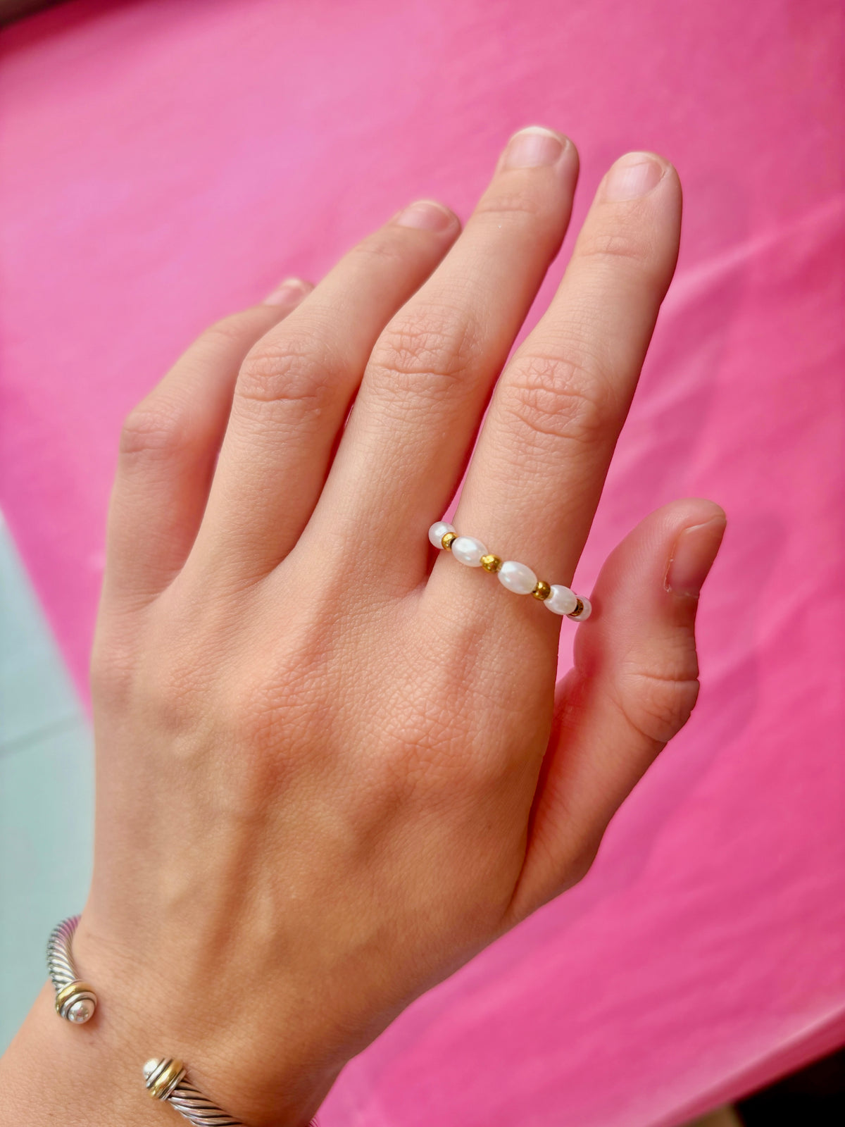 Waterproof Delightful Pearl Ring