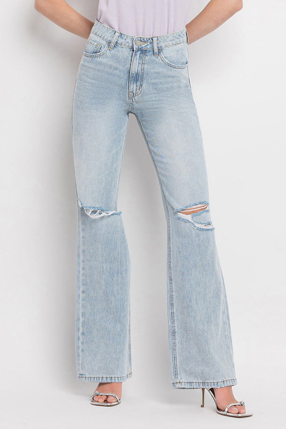 *FINAL SALE* Vervet by Flying Monkey 90'S Vintage Super High Rise Flare Jeans (Copy)