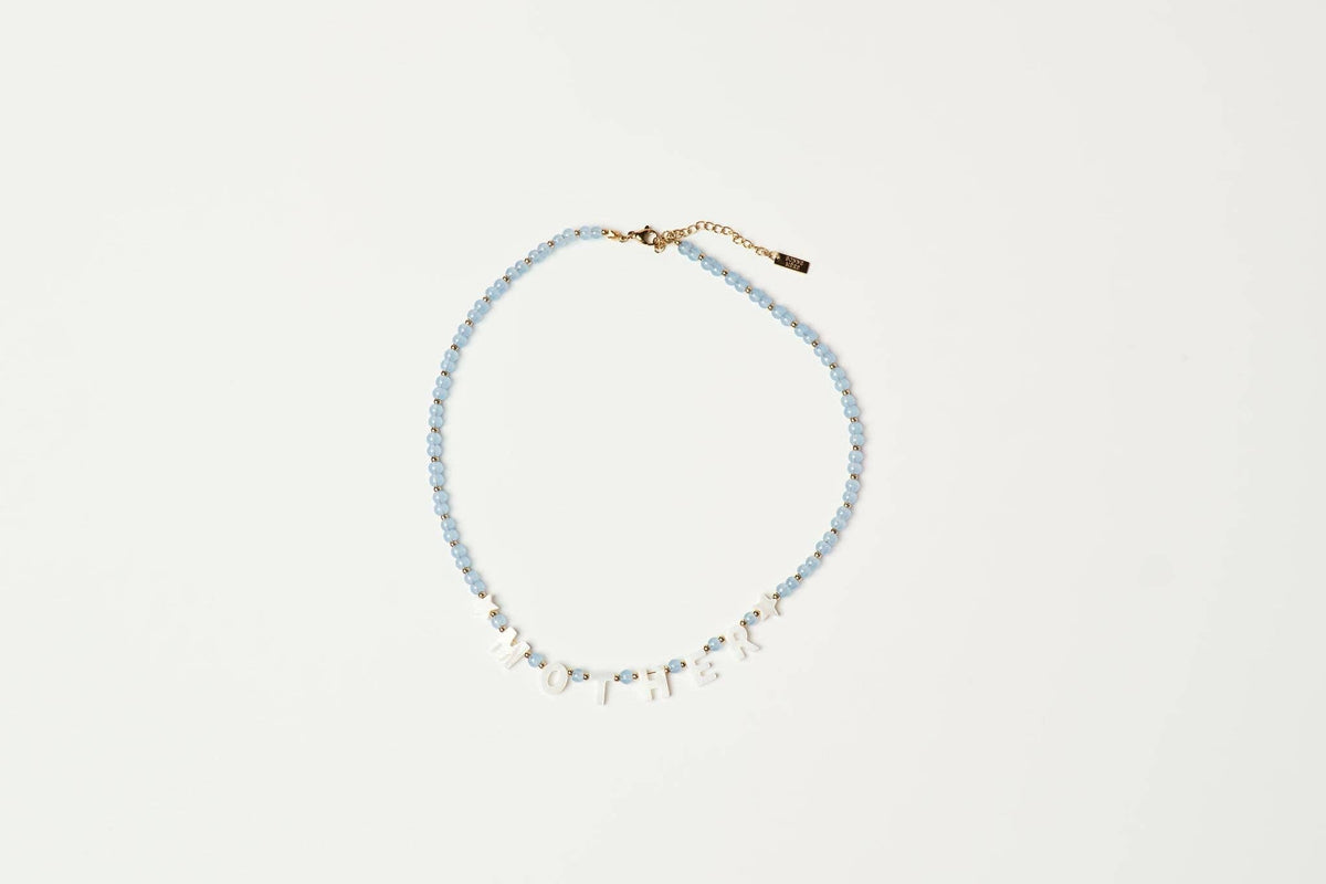 Mother Necklace - Sky Blue