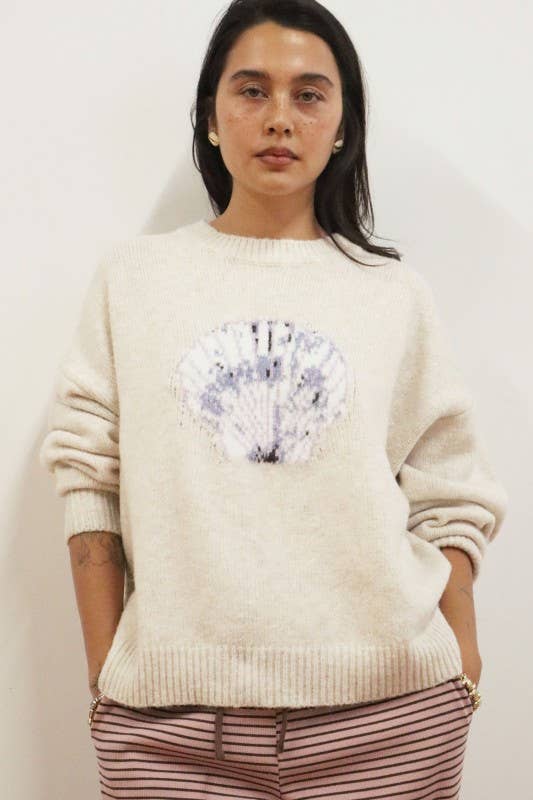 Seashell Knit Sweater