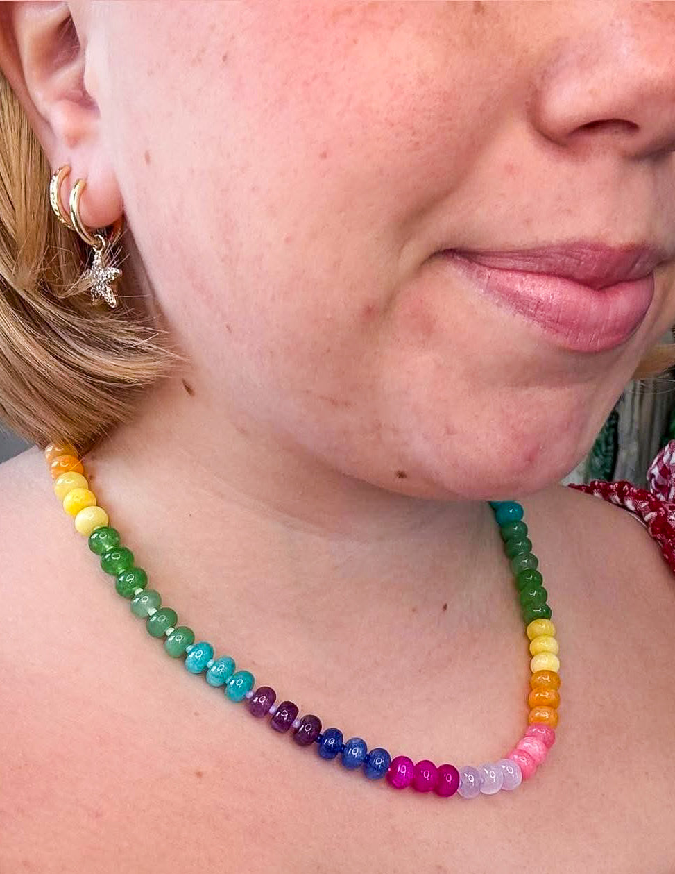 Gemstone Candy Necklace