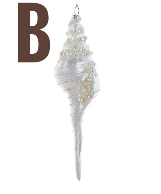 White Shell Ornament