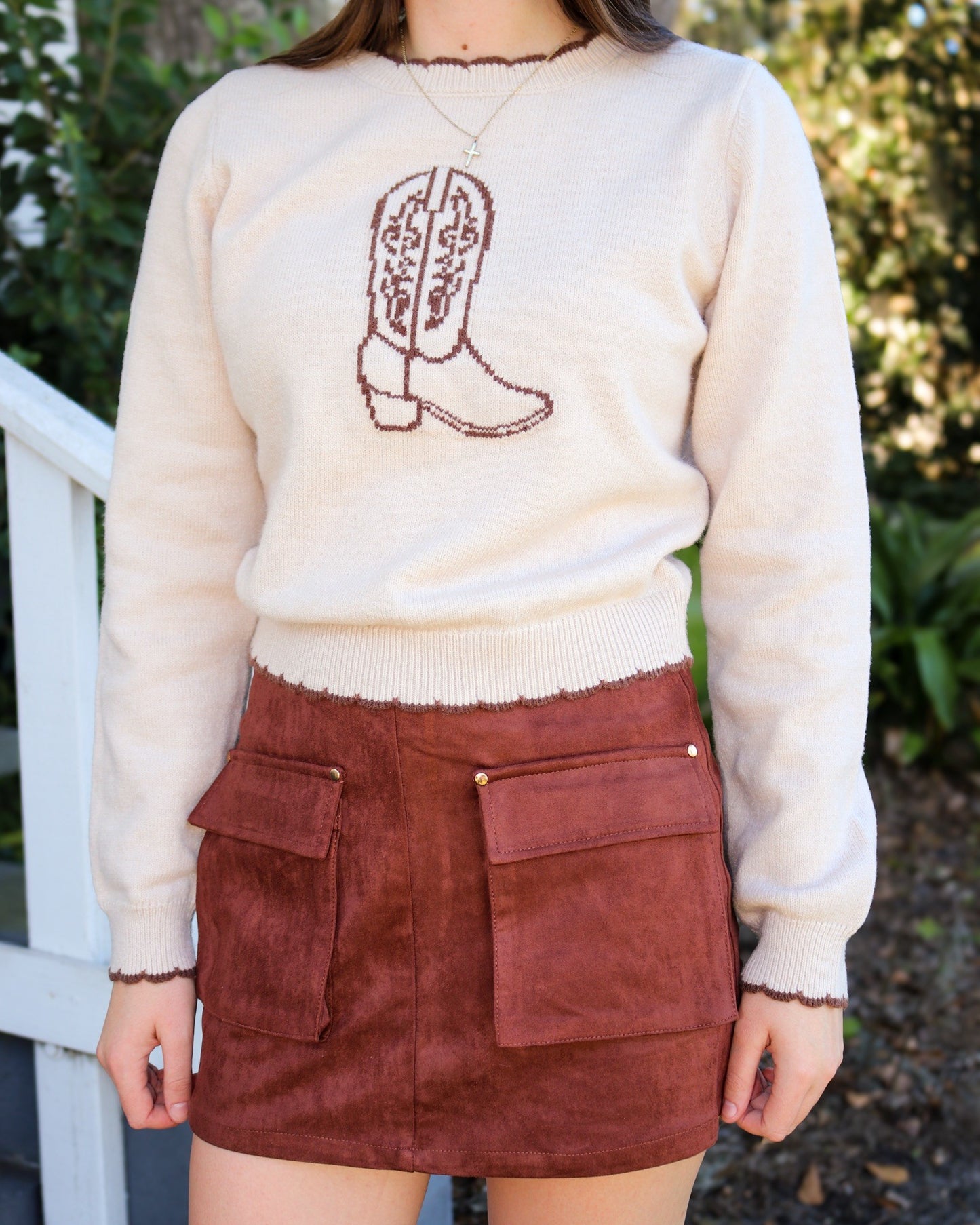 Cameron Cowboy Boot Sweater