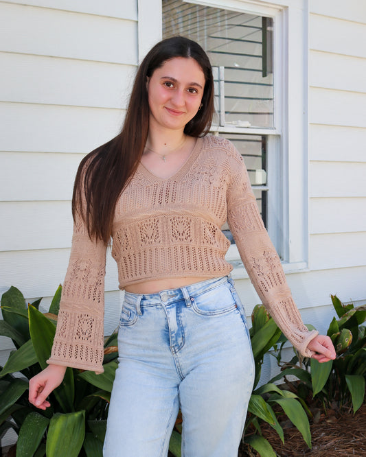 *FINAL SALE*Liquid Soul V-Neck Sweater