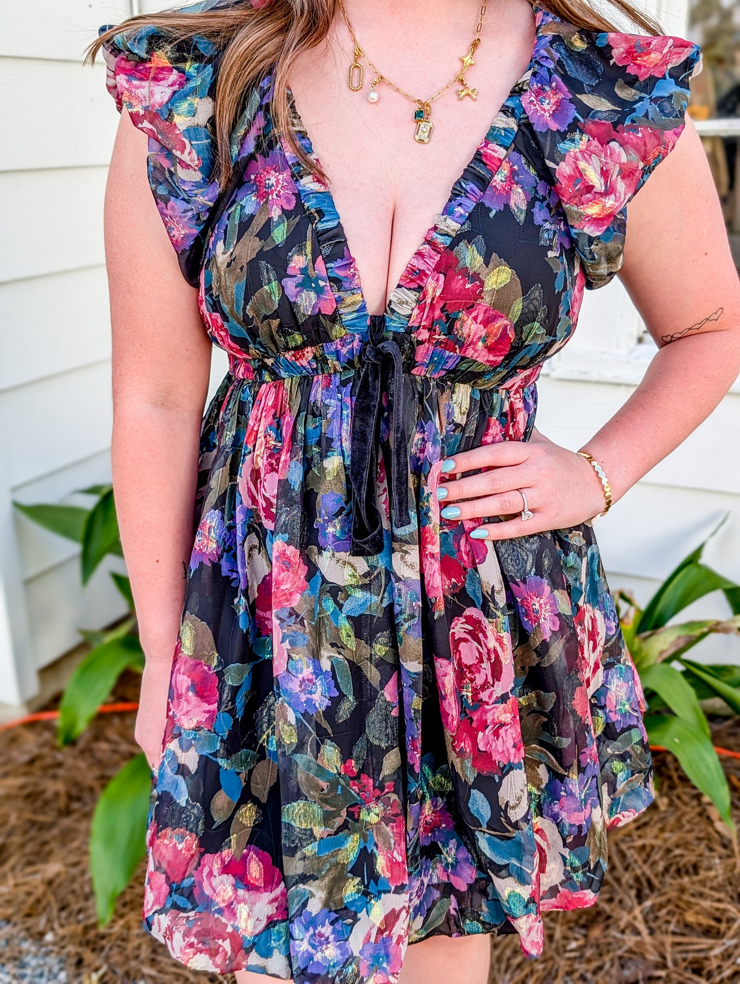 *Final Sale* Secret Garden Bow Dress