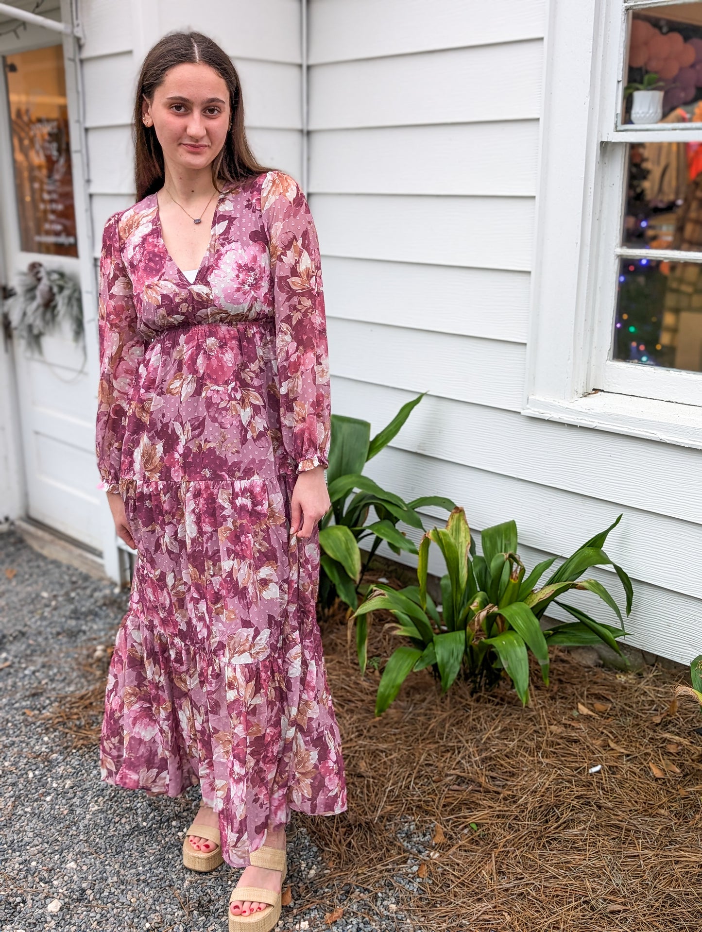 Camellia Mauve Maxi Dress