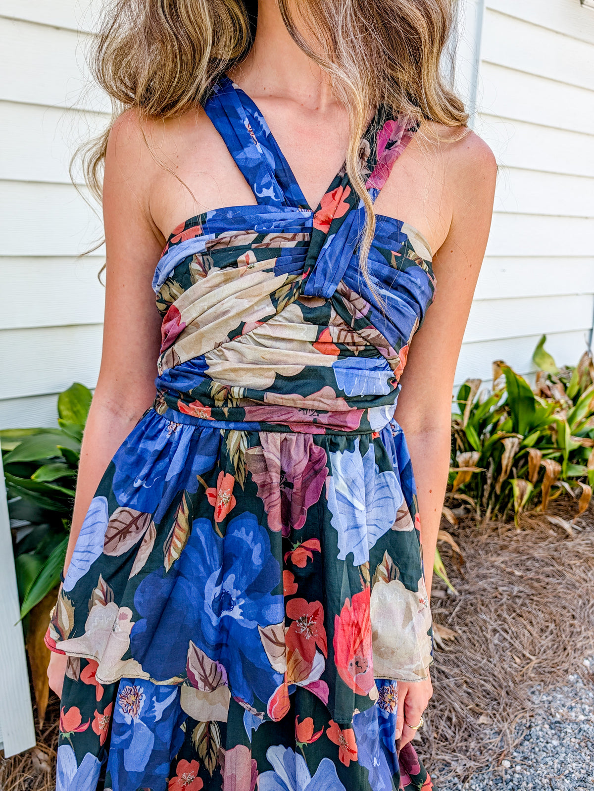 Night Blossom Maxi Dress