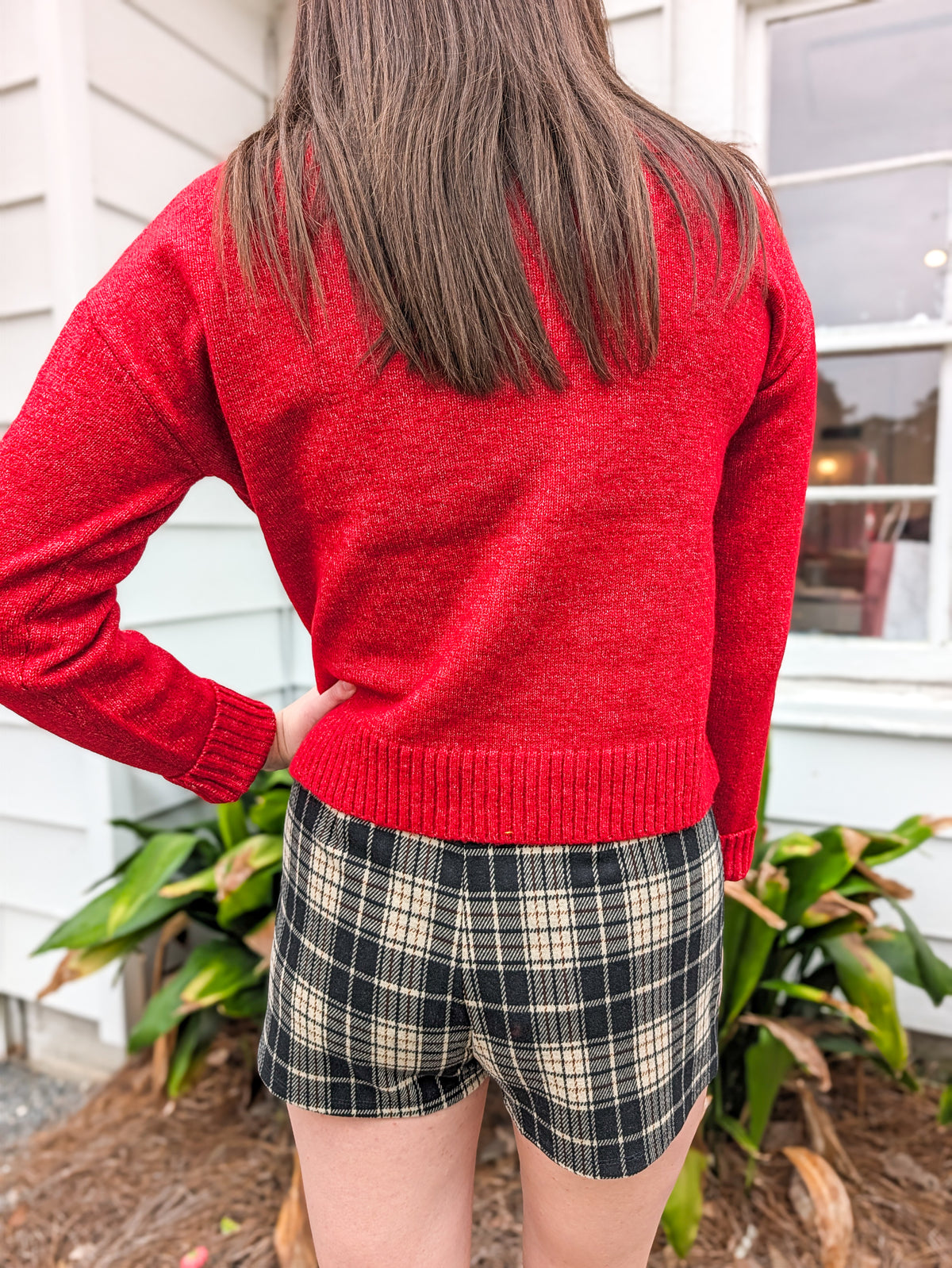 Served Up Stretch Plaid Shorts