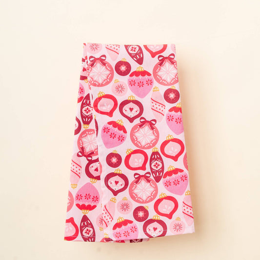 *Final Sale* Tea Towel-Merry Ornaments