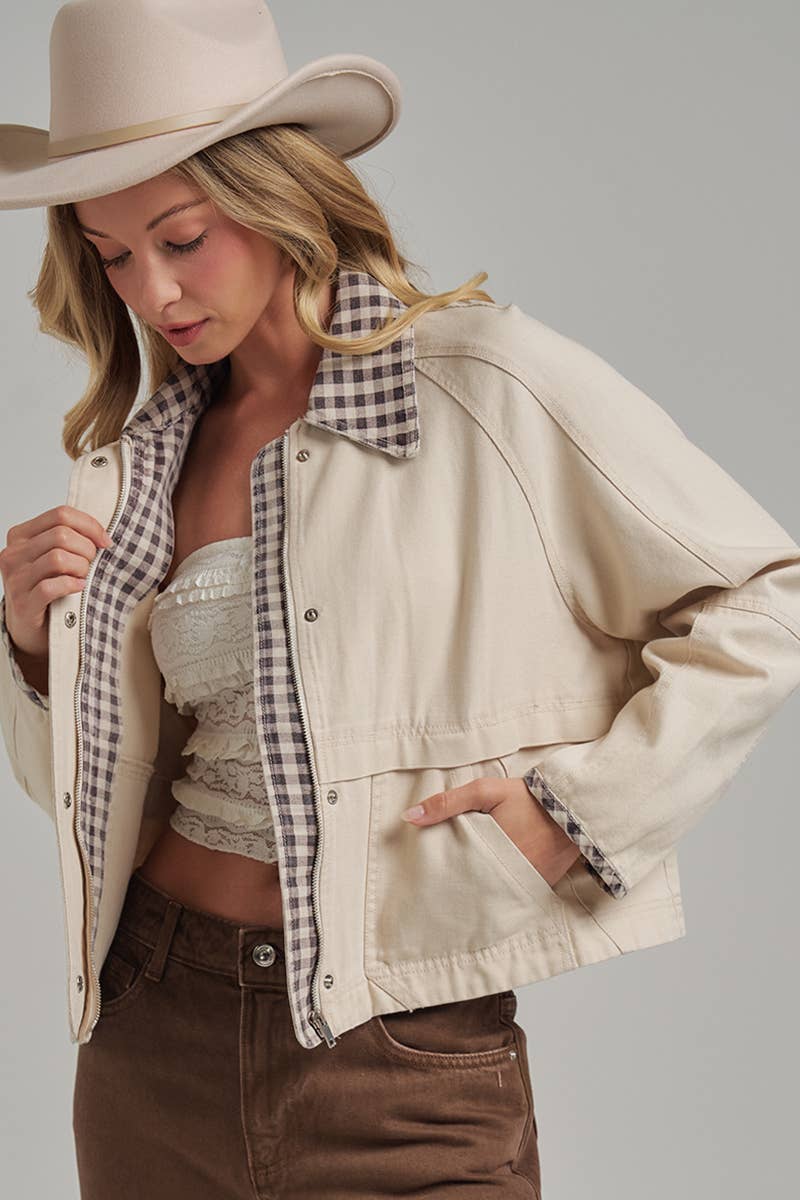 Vintage Oxford Twill Fall Jacket
