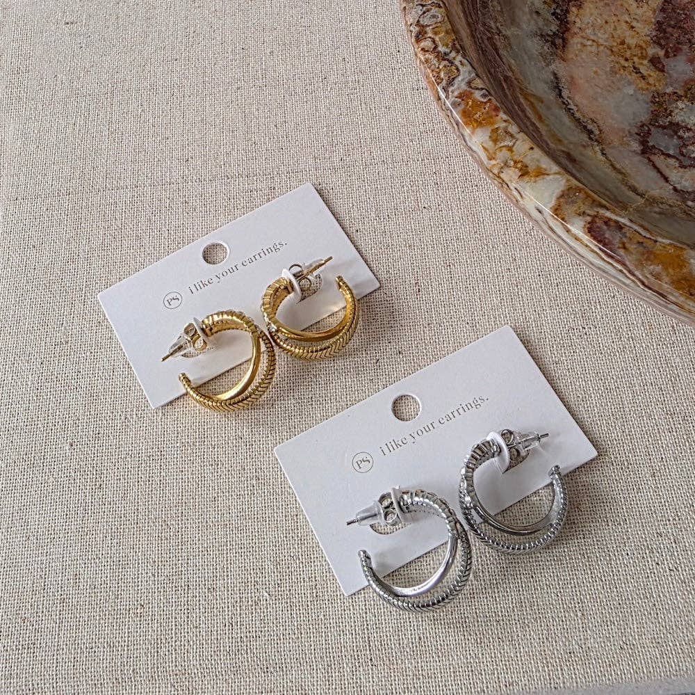 Stardust Hoop Earrings - WATERPROOF