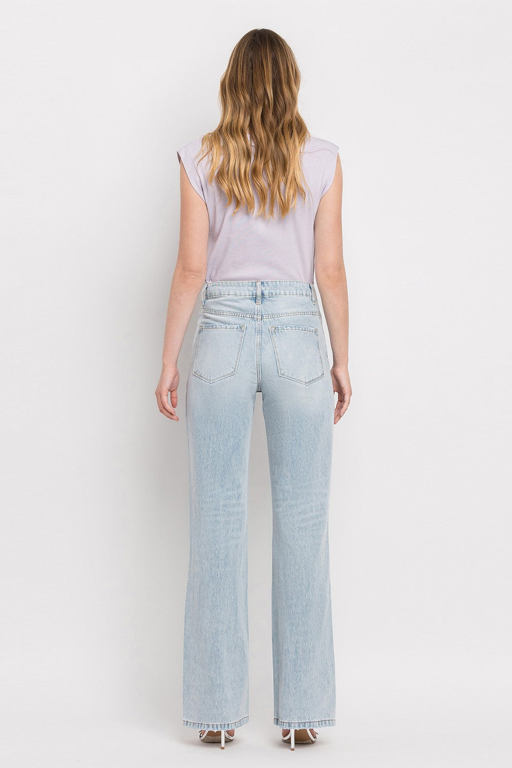 *FINAL SALE* Vervet by Flying Monkey 90'S Vintage Super High Rise Flare Jeans (Copy)