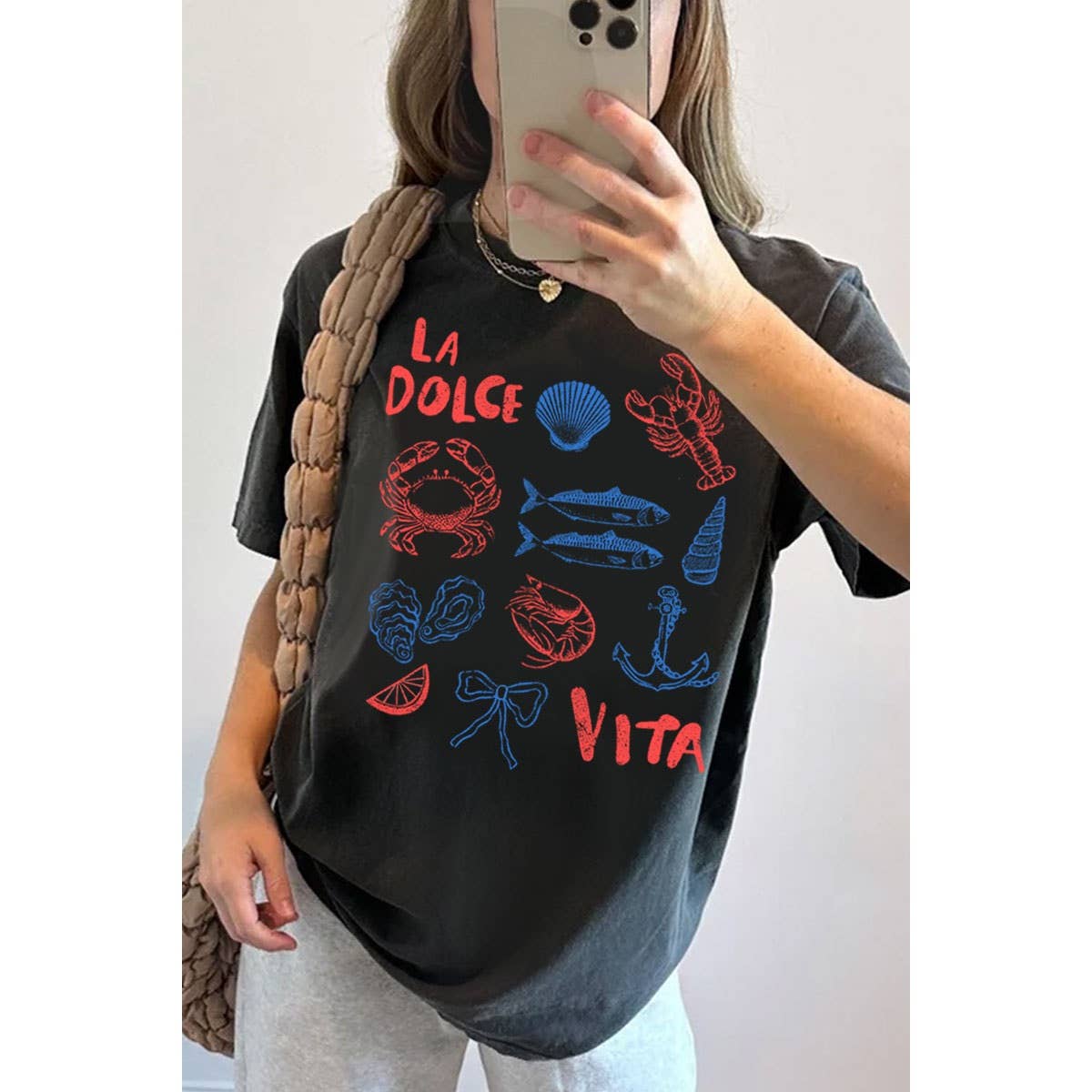 “La Dolce Vita” Mineral Graphic Tee