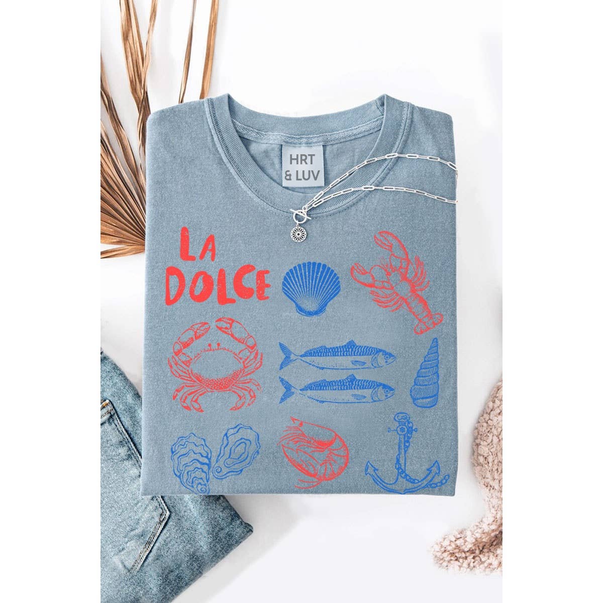 “La Dolce Vita” Mineral Graphic Tee