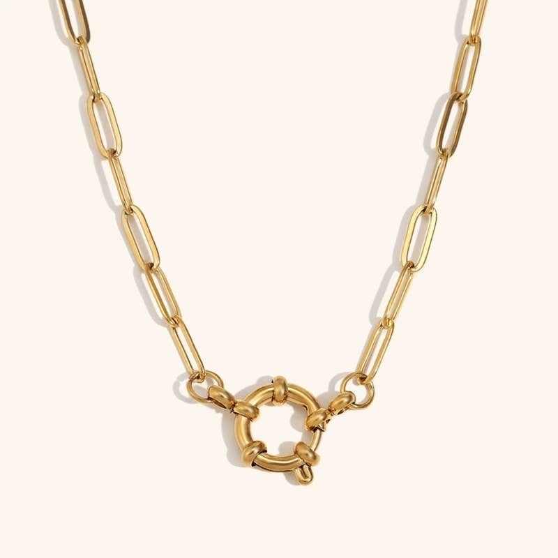 18K Stainless Steel Chain Necklace