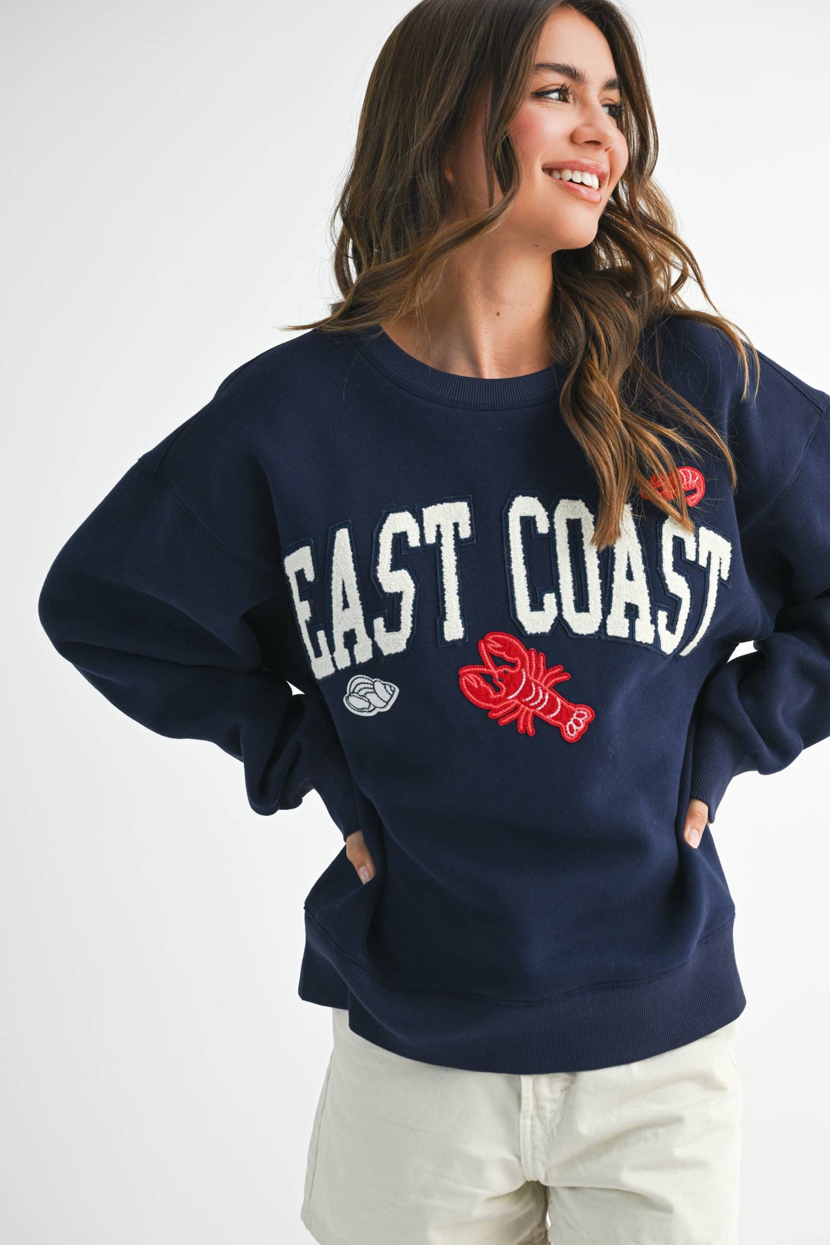 9134GK Modern Vintage Graphic Fleece Pullover