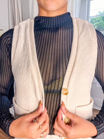 Mountain Air Buttoned Knit Vest