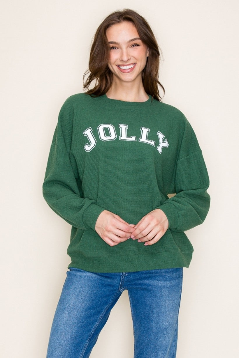 *Final Sale* Jolly Graphic Long Sleeve