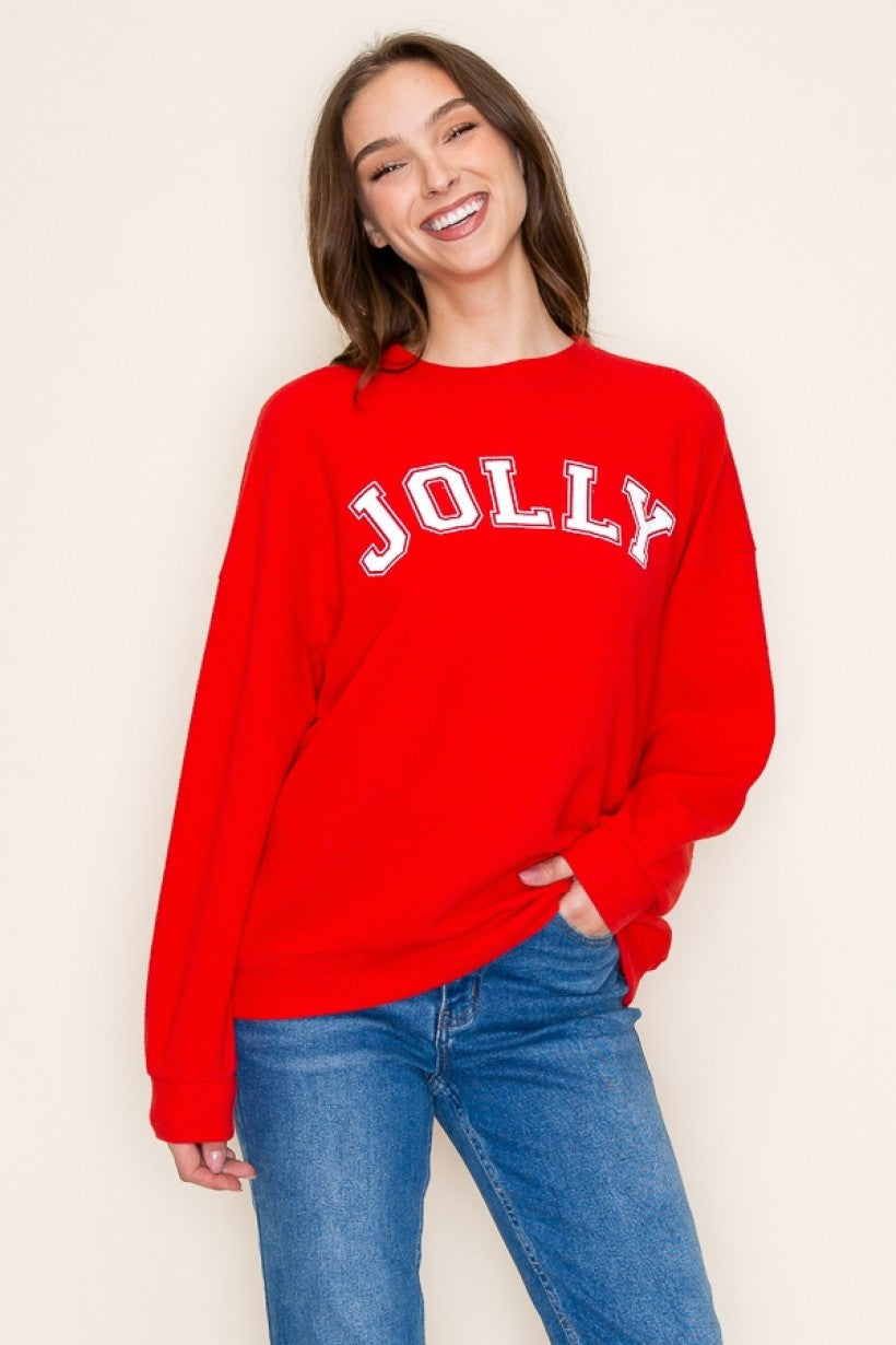 *Final Sale* Jolly Graphic Long Sleeve